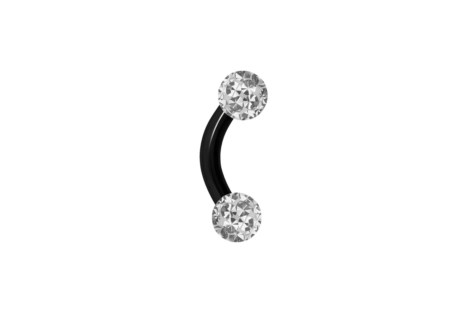 Chirurgenstahl Piercing Banane EPOXY-KUGELN